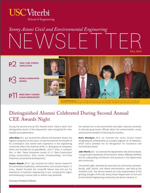 Fall 2014 Newsletter